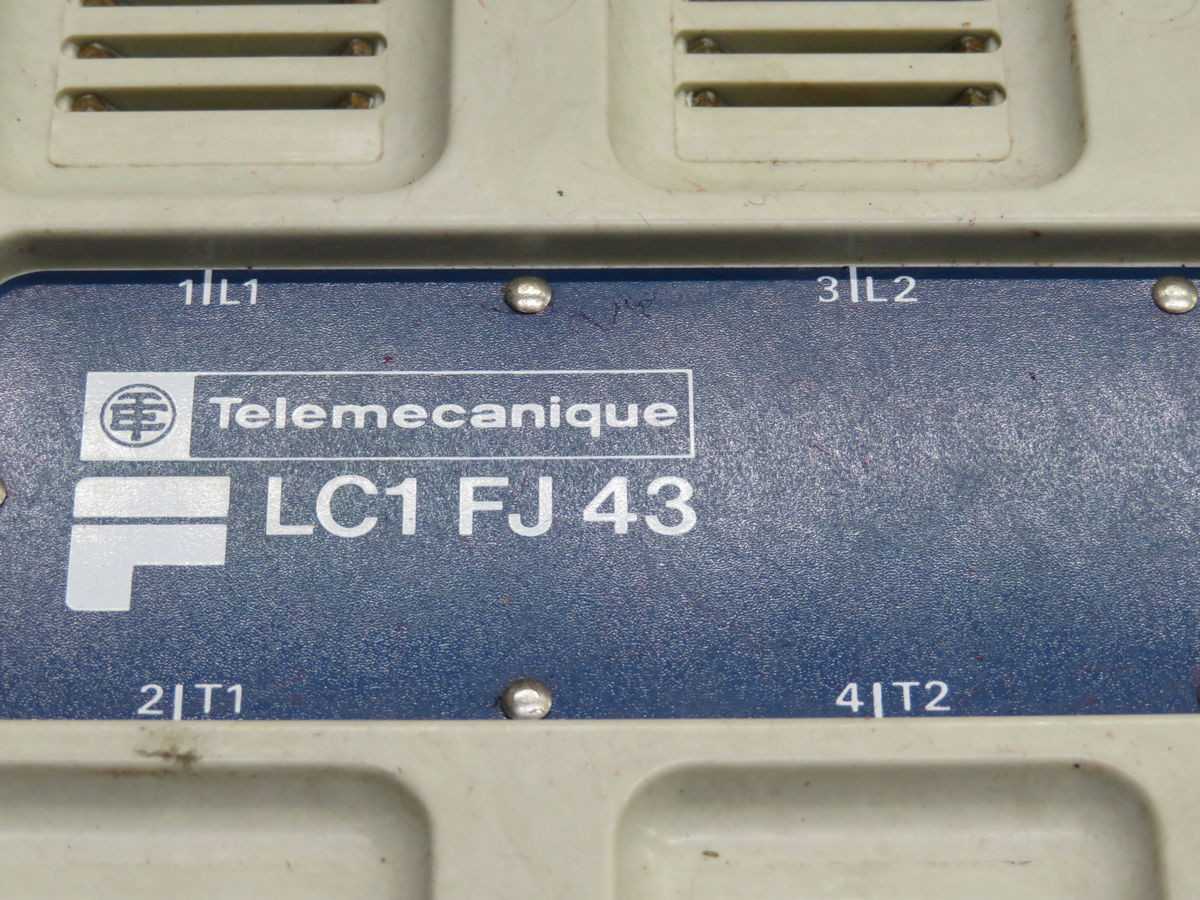 TELEMECANIQUE LC1 FJ 43 CONTACTOR T254663 - CONTACTORS