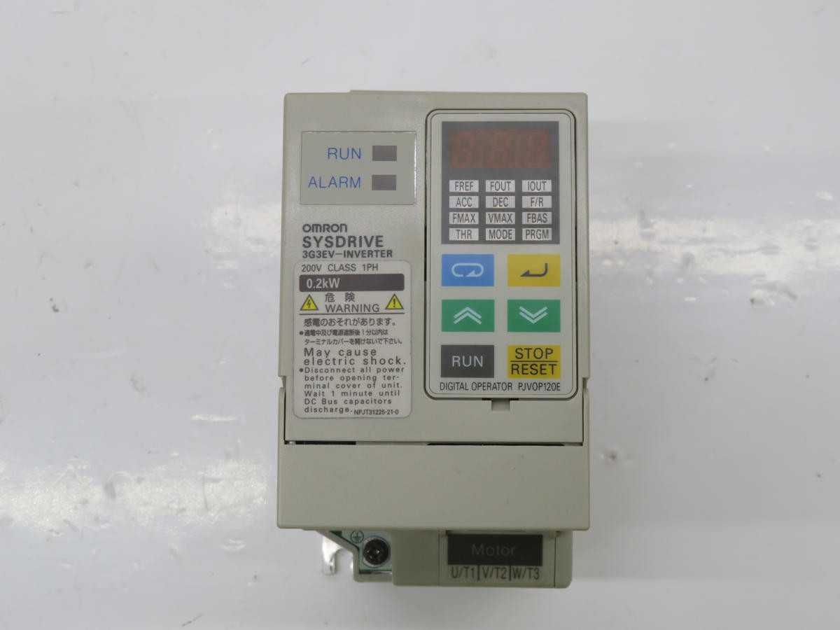 Omron 3G3EV-AB002-CUE Inverter - High Performance Drive T234718 - AC VFD DRIVES