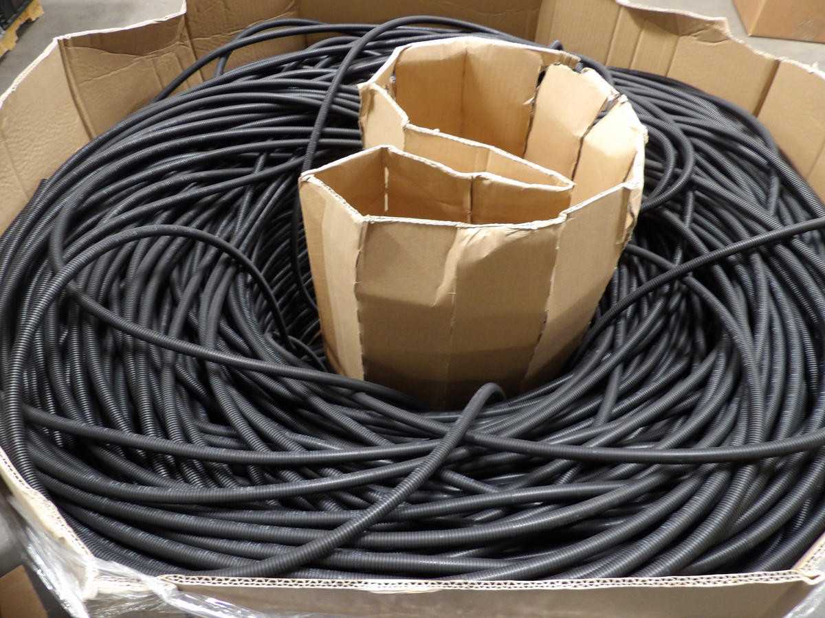 TIANHAI NW4.5L PP-BS SELF CLOSING BLACK WIRE CONDUIT TUBING 6000 FT T195360 - CONDUIT