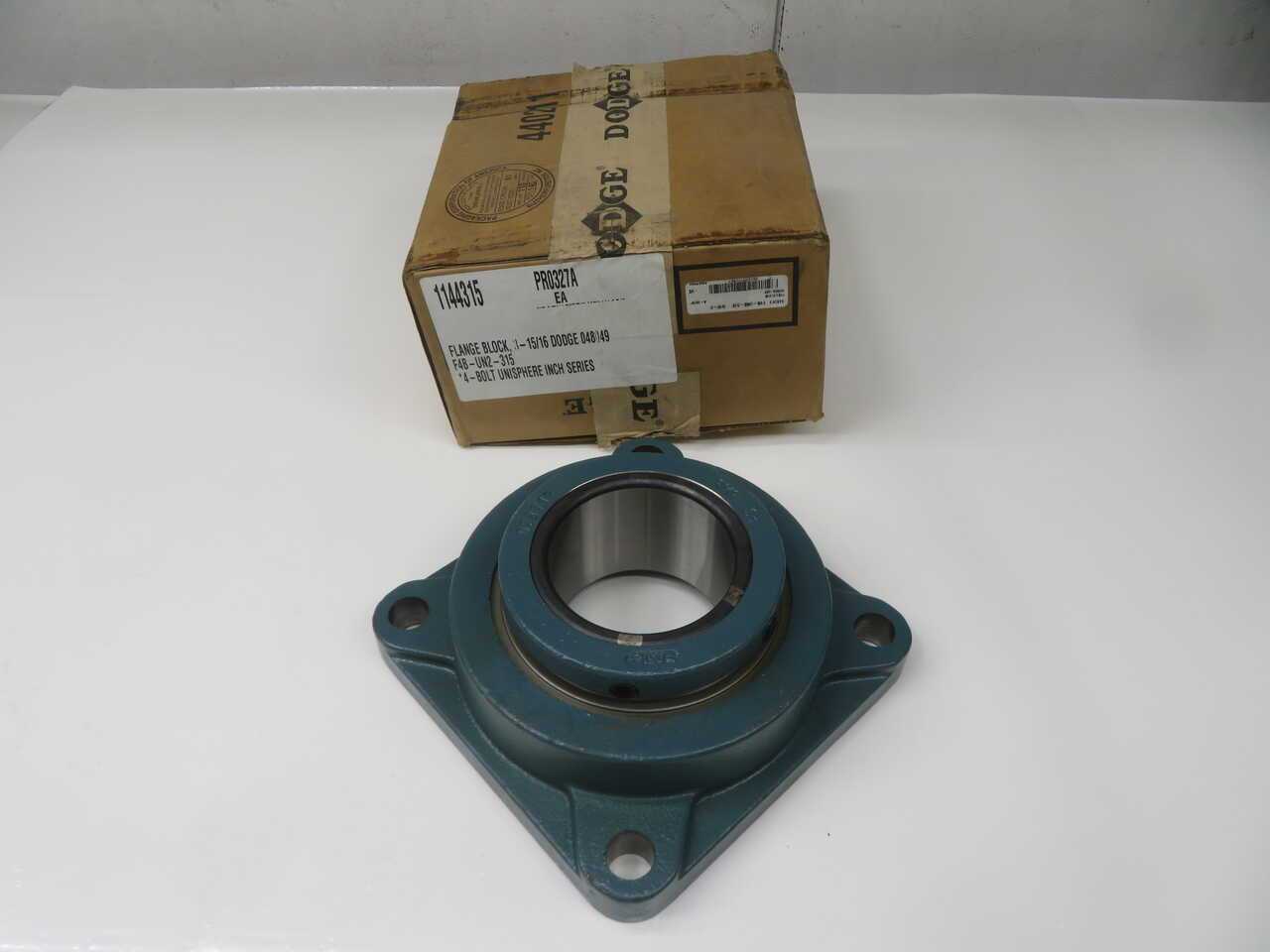 Dodge 3-15/16 Inch Flange Block Bearing - Model 048049 - FLANGE BEARING Dodge 3-15/16 Inch Flange Block Bearing - Model 048049 - FLANGE BEARING