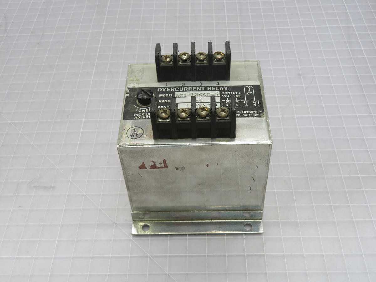 WC1-120AC-5 OVERCURRENT RELAY T214940 - PROTECTION RELAY