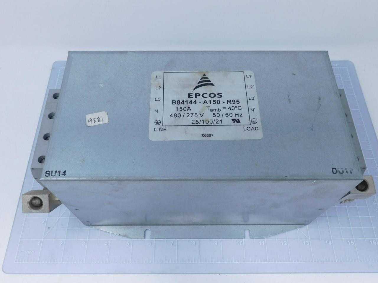EPCOS B84144-A150-R95 POWER LINE FILTER 150 A 480/275 V T121117 - LINE FILTERS