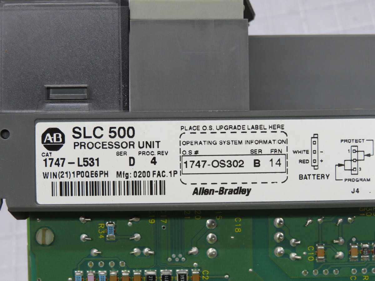 ALLEN BRADLEY 1747-L531 PROCESSOR UNIT T217023 - INDUSTRIAL PARTS