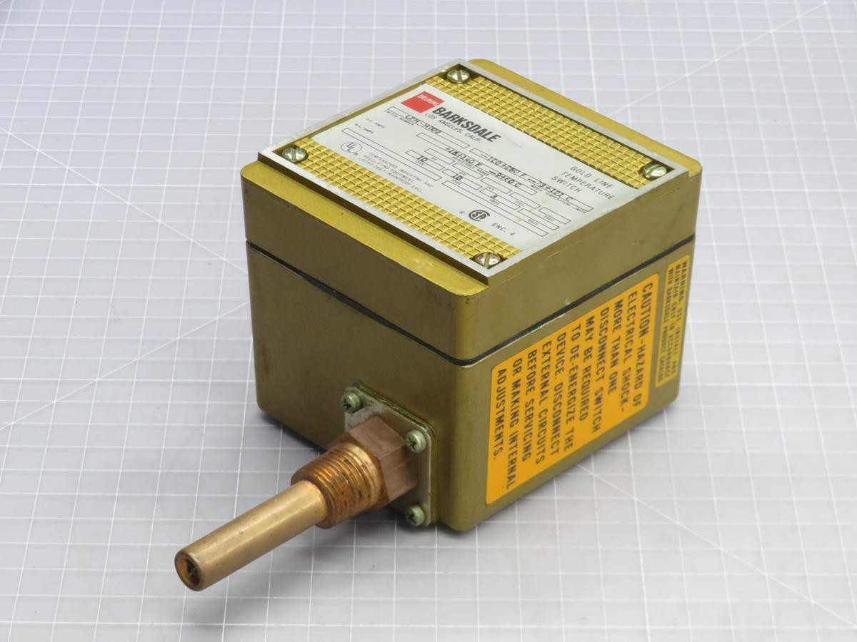 BARKSDALE L2H-H202 GOLD LINE TEMPERATURE SWITCH T235162 - TEMPERATURE CONTROL COMPONENTS