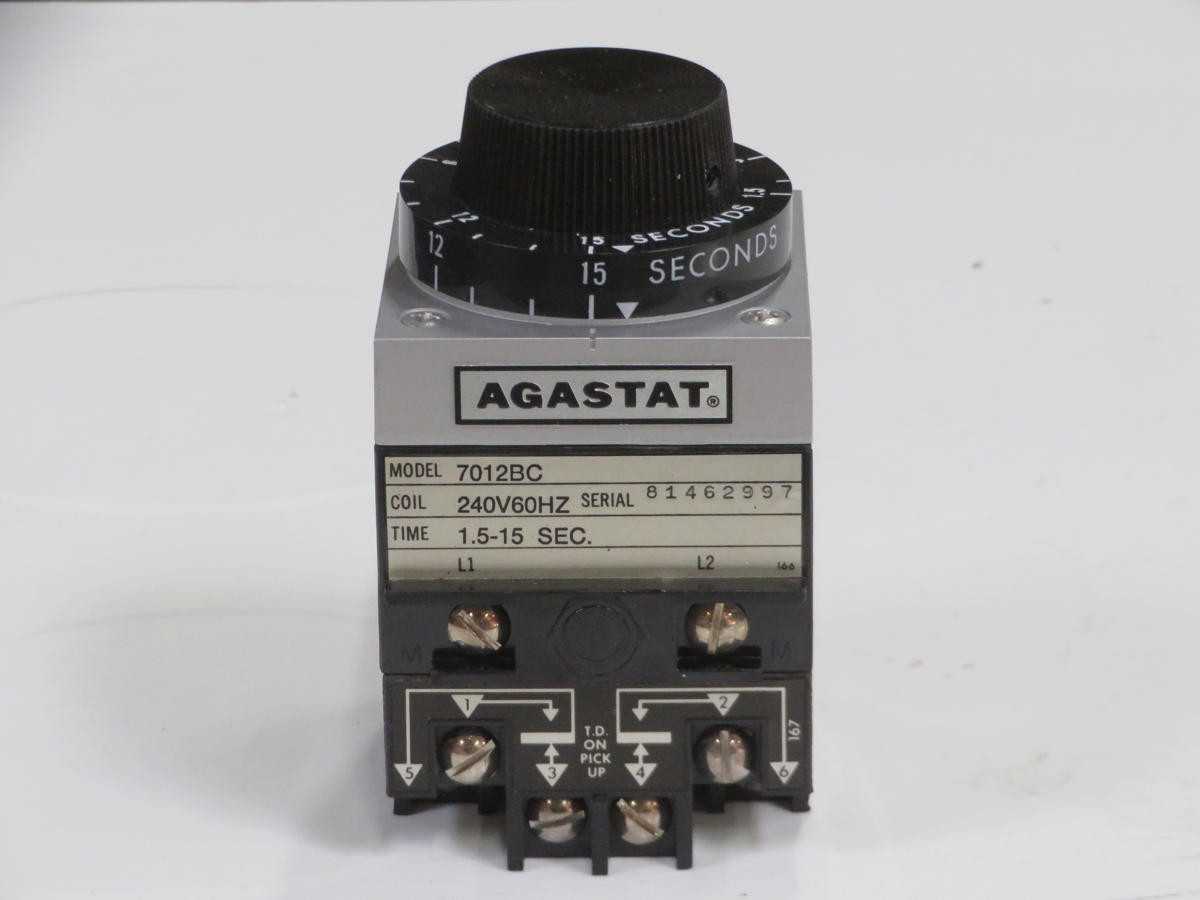 AGASTAT 7012BC TIME DELAY RELAYS T209750 - TIME DELAY RELAY