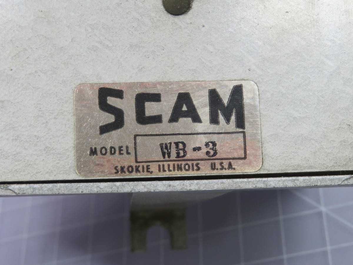 SCAM WB-3 PANEL ACCESSORIES T237460 - ELECTRICAL RELAYS