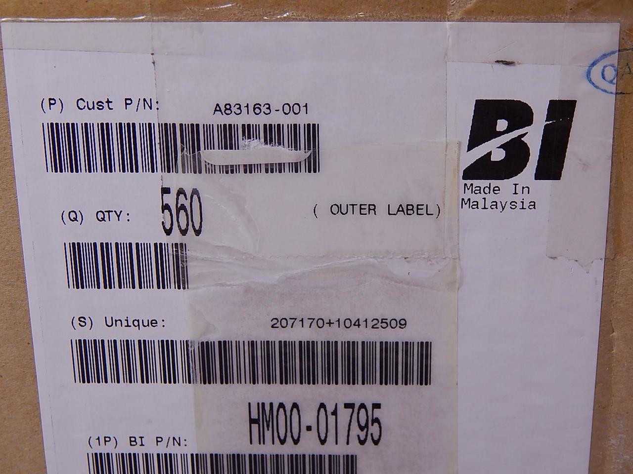 LOT OF 560 BI HM00-01795 A83163-001 POWER INDUCTORS T99126 - LINE FILTERS