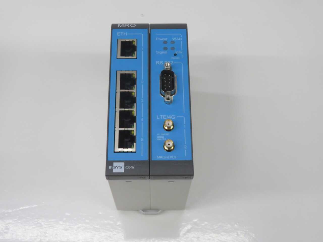 INSYS MRO-L210 1.0 INDUSTRIAL CELLULAR (LTE) ROUTER, DIN-RAIL MOUNT - INDUSTRIAL PARTS