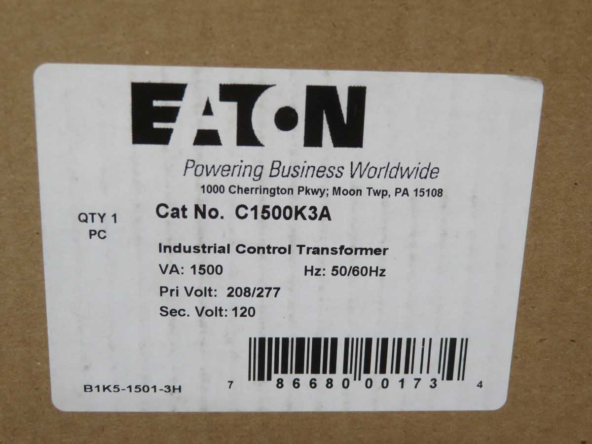 Eaton C1500K3A Control Transformer T246181 - Reliable Power Solutions - CONTROL TRANSFORMERS