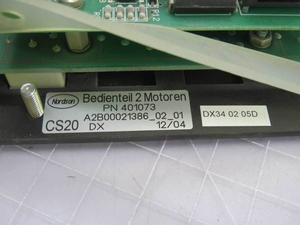 NORDSON 401073 A2B00021386_02_01 DISPLAY INTERFACE T259717 - PCB CIRCUIT BOARDS