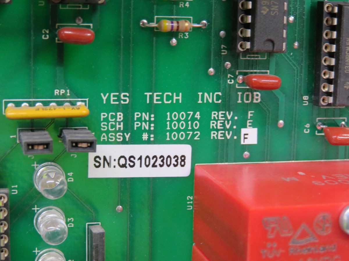 YES TECH 10074 RELAY CIRCUIT BOARD T253413 - PCB CIRCUIT BOARDS