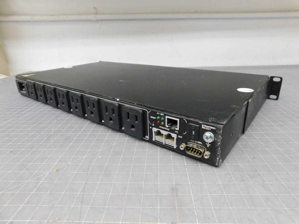 EATON IPC3402-NET INTELLIGENT POWER CONTROLLER, 8 OUTLETS, 19" RACK MOUNTABLE M4532 - ELECTRICAL COMPONENTS