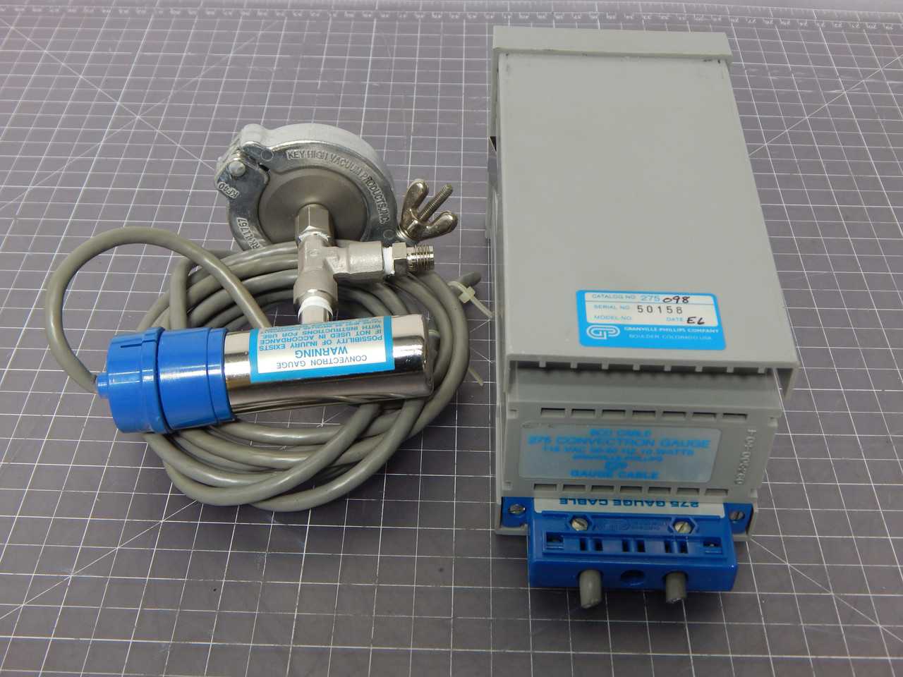 GRANVILLE-PHILLIPS 275 CONVECTION GAUGE BCD CABLE W/ CONTROLLER M2061 - TEMPERATURE CONTROLLERS