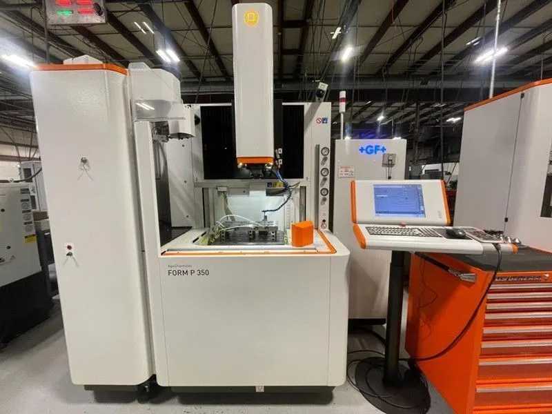 AgieCharmilles Form P 350 Sinker EDM With 19.7x15.75 Table Size, 12843 Hours - DIE SINKER EDM MACHINES