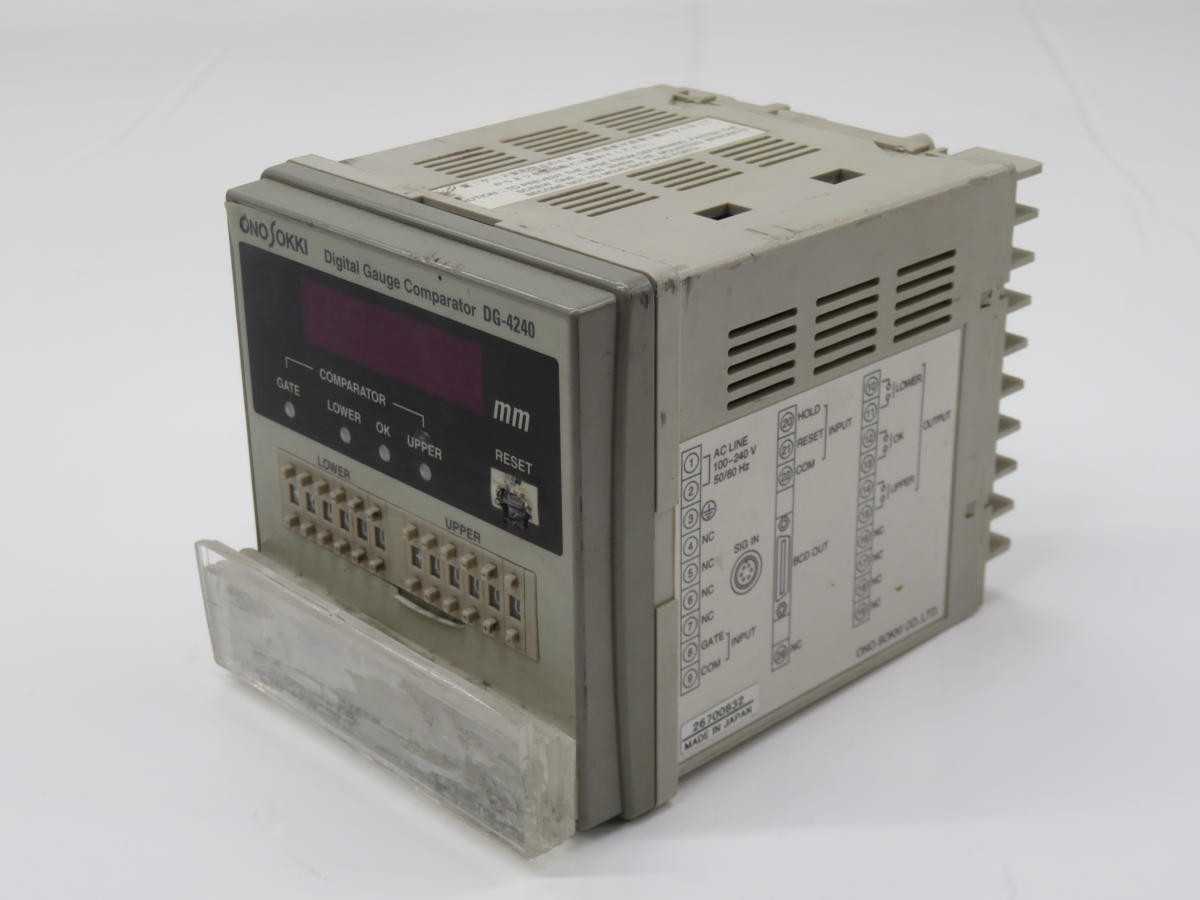 ONO SOKKI DG4240 DIGITAL GAUGE COMPARATOR T243187 - MISCELLANEOUS