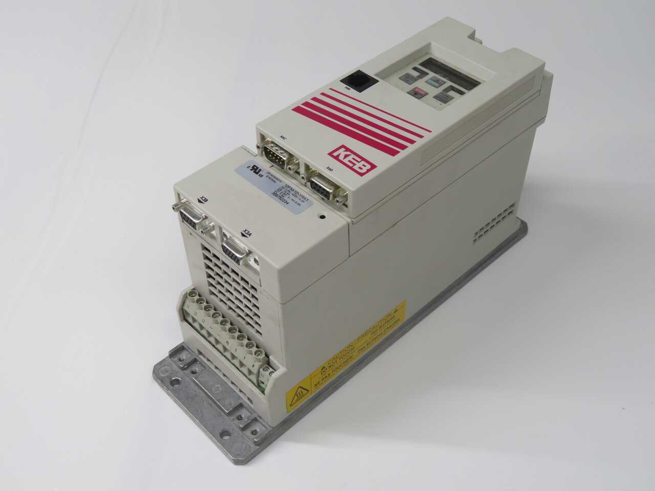 KEB 12F5A1D-YRA1 VERSION F5+ AC DRIVE T270481 - AUTOMATION & CONTROLS
