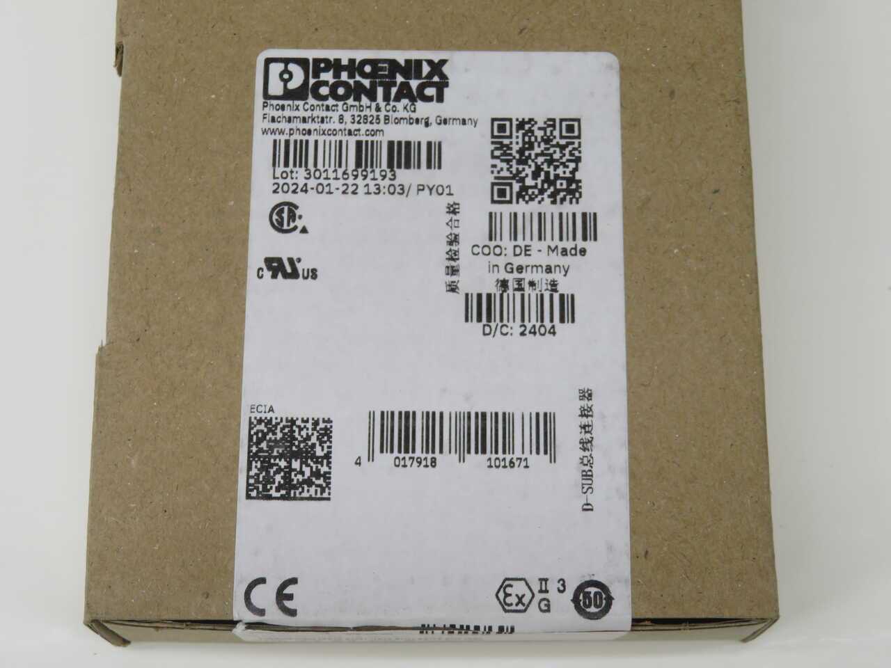 Lot Of 17 Phoenix Contact Subcon 15/M-Sh D-Sub Bus Connectors T272056 - AUTOMATION & CONTROLS