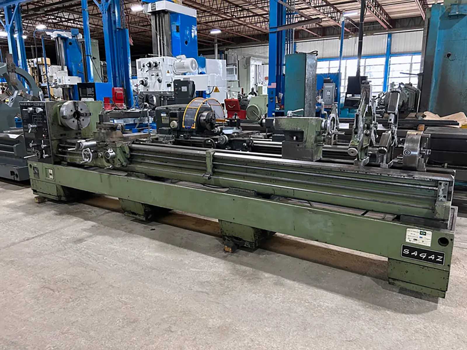 NARDINI SZ25160T GAP BED LATHE - 25" SWING, 160" CENTERS, 3.25" SPINDLE BORE, 1500 RPM, 12 HP - MANUAL LATHES