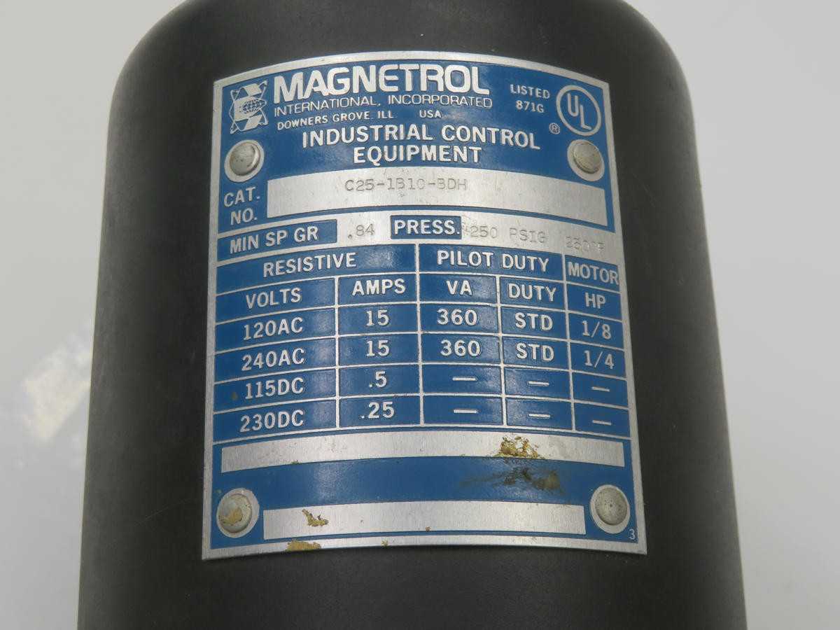MAGNETROL C25-1810-BDH INDUSTRIAL CONTROL EQUIPMENT T241098 - AUTOMATION & CONTROLS