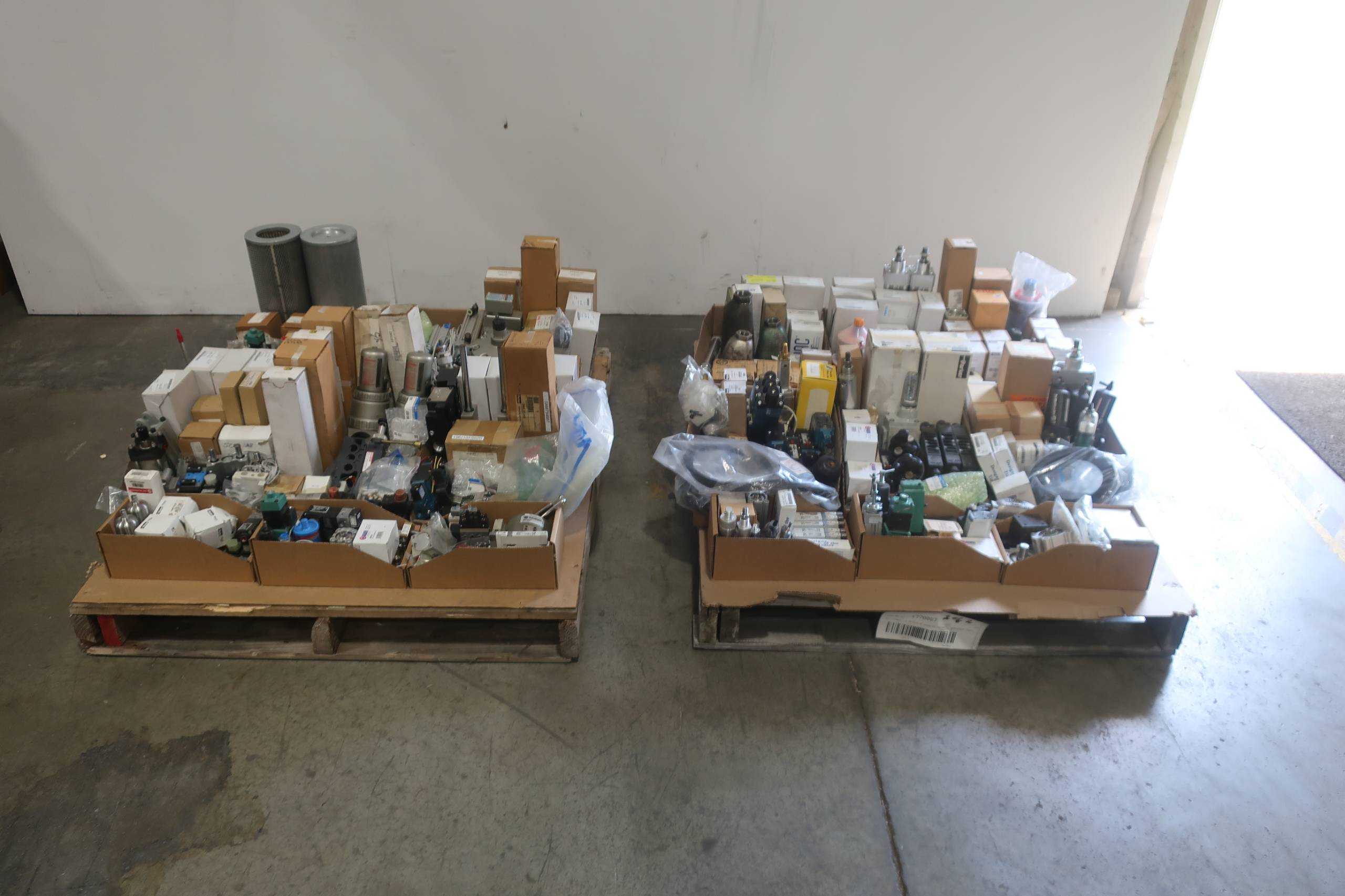 SKU 1770087 - 2 PALLETS OF ASSORTED PNEUMATIC REPLACMENT PARTS - PNEUMATIC PARTS