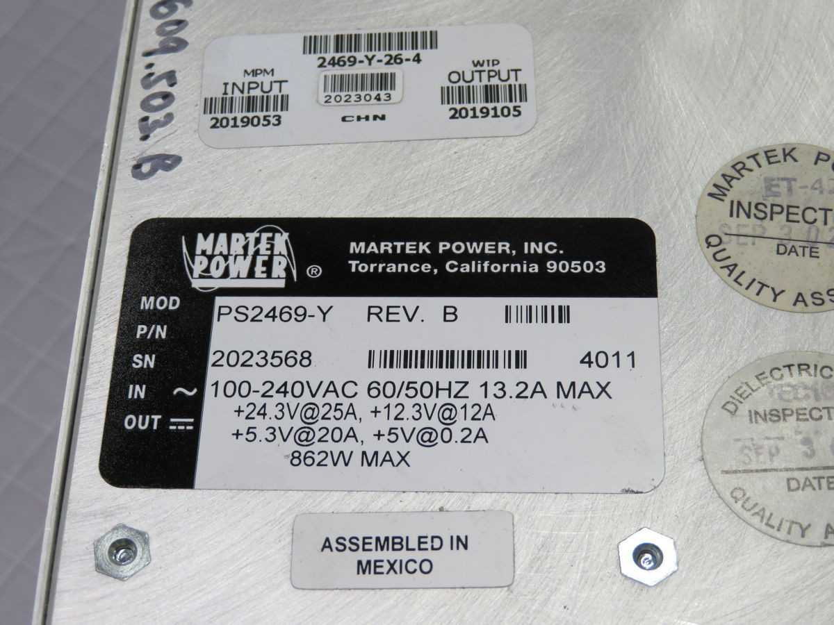 Martek Power PS2469-Y Power Supply T253557 - Reliable Performance for Your Needs - POWER SUPPLIES
