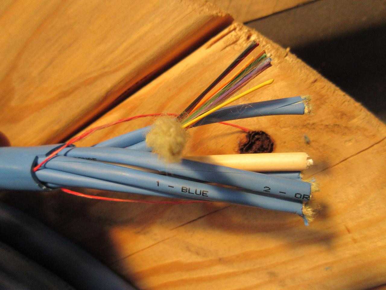 ROLL OF FIBER OPTIC CABLE 72 FIBER SINGLE MODE SMF-28E OFNR 988 FT. T91151 - FIBER OPTIC CABLE