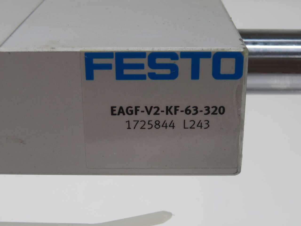 FESTO EAGF-V2-KF-63-320 1725844 Pneumatic Guided Cylinder T270408 - ACTUATOR