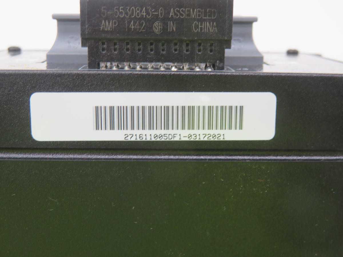 271611005DF1-03172021 5-5530843-0 MODULE T239663 - PLC MODULES