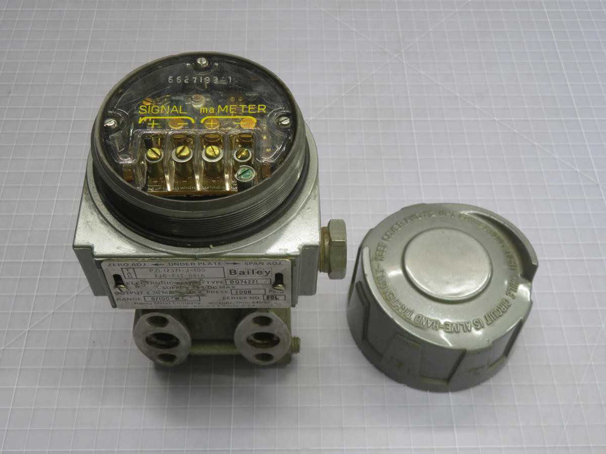 BAILEY BQ74221 PRESSURE TRANSMITTER T236030 - PRESSURE TRANSDUCER