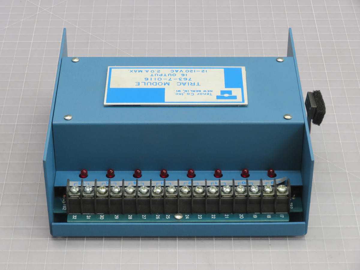 TENOR 763-7-0116 TRIAC MODULE T235163 - PLC MODULES