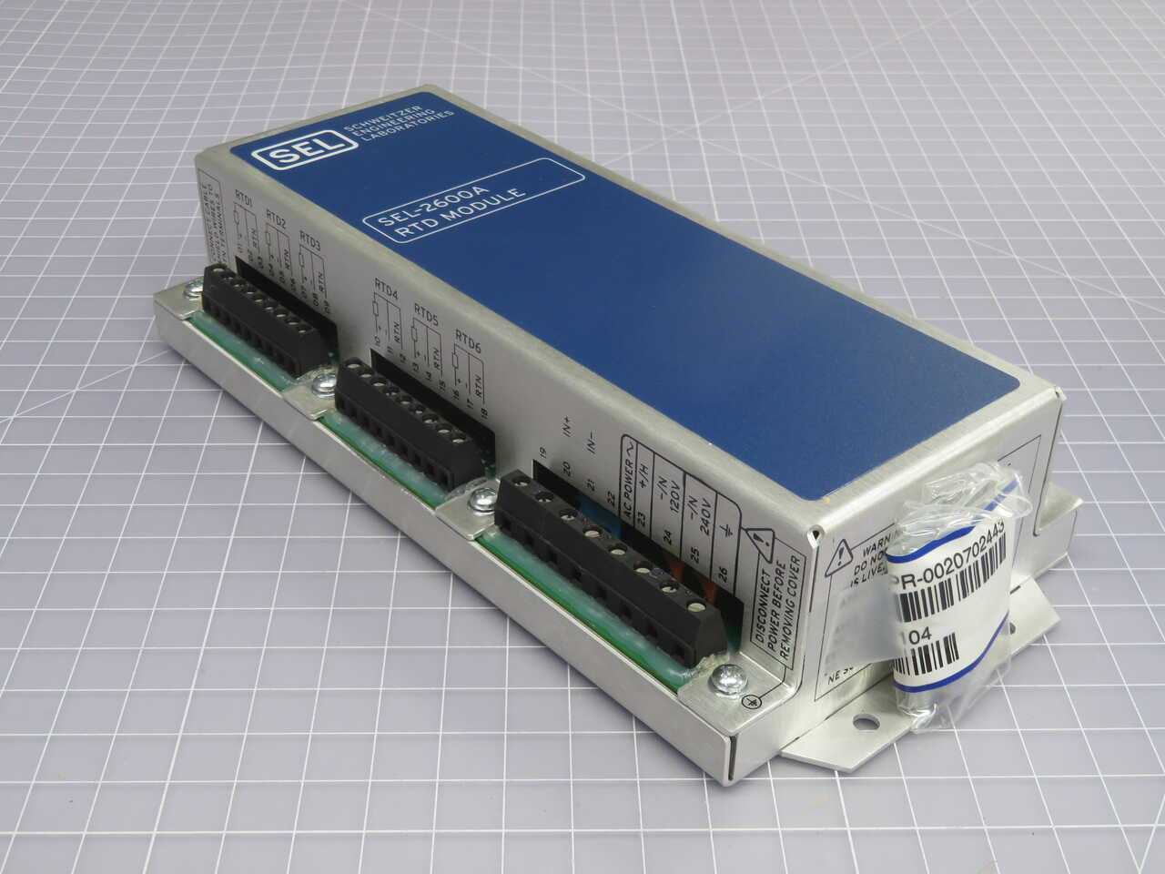 SEL SEL-2600A RTD Module T272225 For Reliable Temperature Monitoring - PLC MODULES