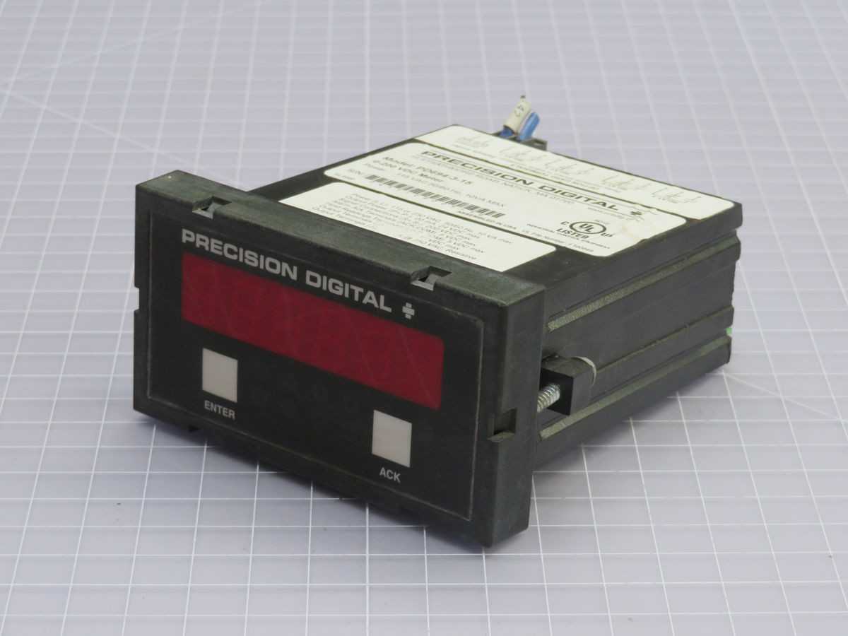 PRECISION DIGITAL PD694-3-15 DIGITAL PANEL METER T257752 - PANEL METERS