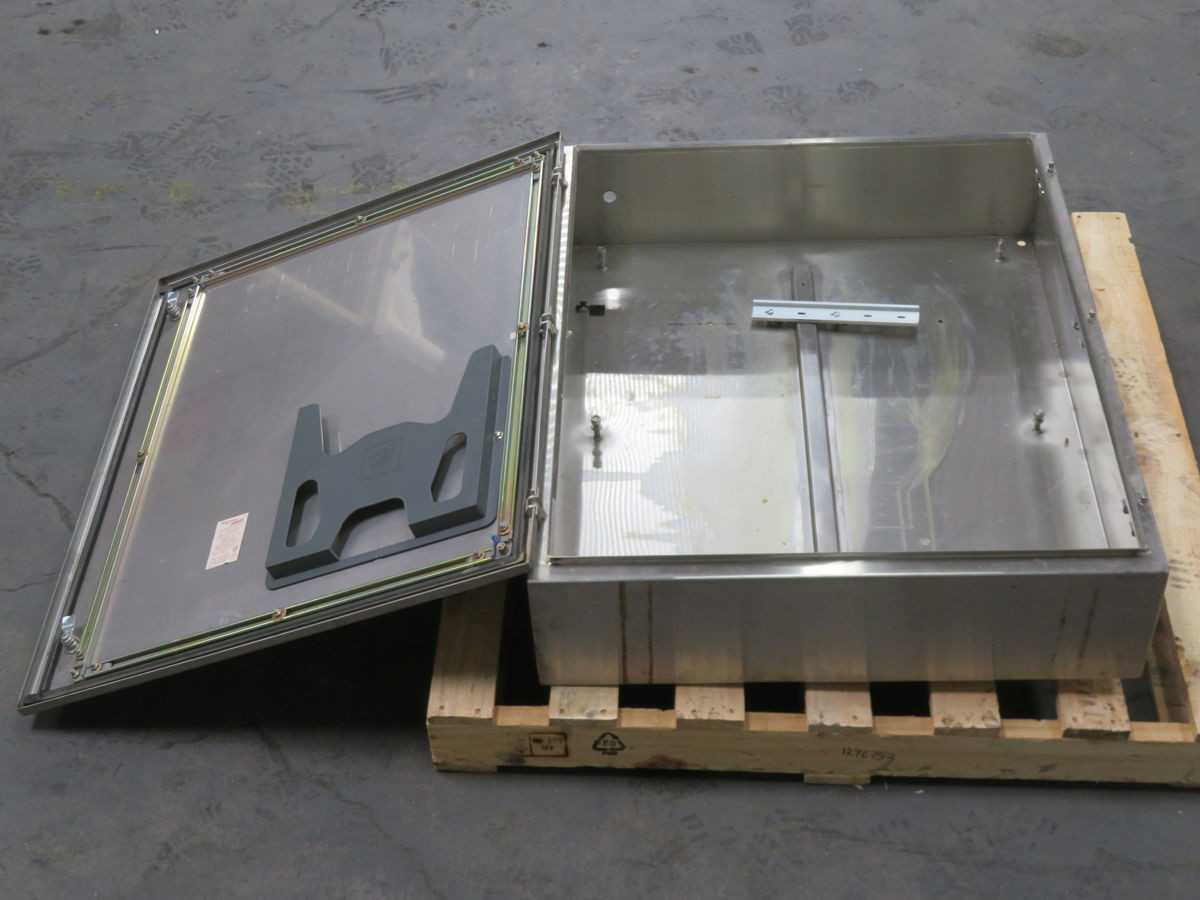 HOFFMAN A-160 STAINLESS STEEL INDUSTRIAL CONTROL PANEL ENCLOSURE T254013 - ELECTRICAL ENCLOSURES