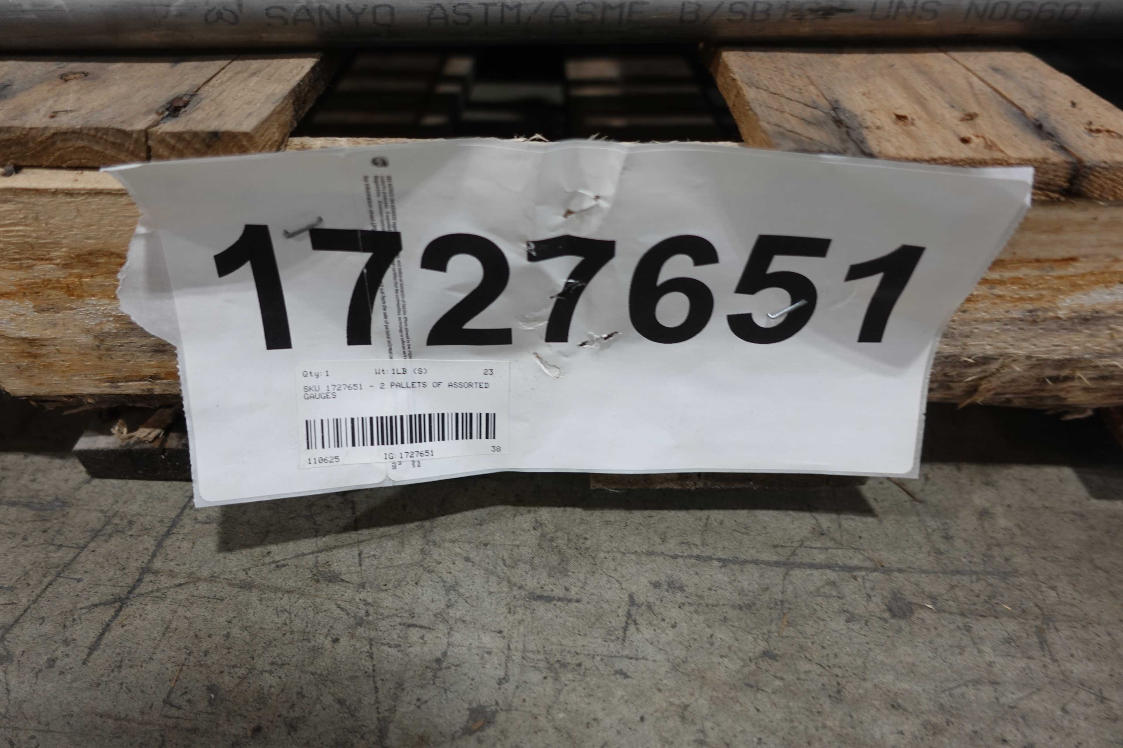 SKU 1727651 - 3 PALLETS OF ASSORTED INSTRUMENTATION - INSTRUMENTATION