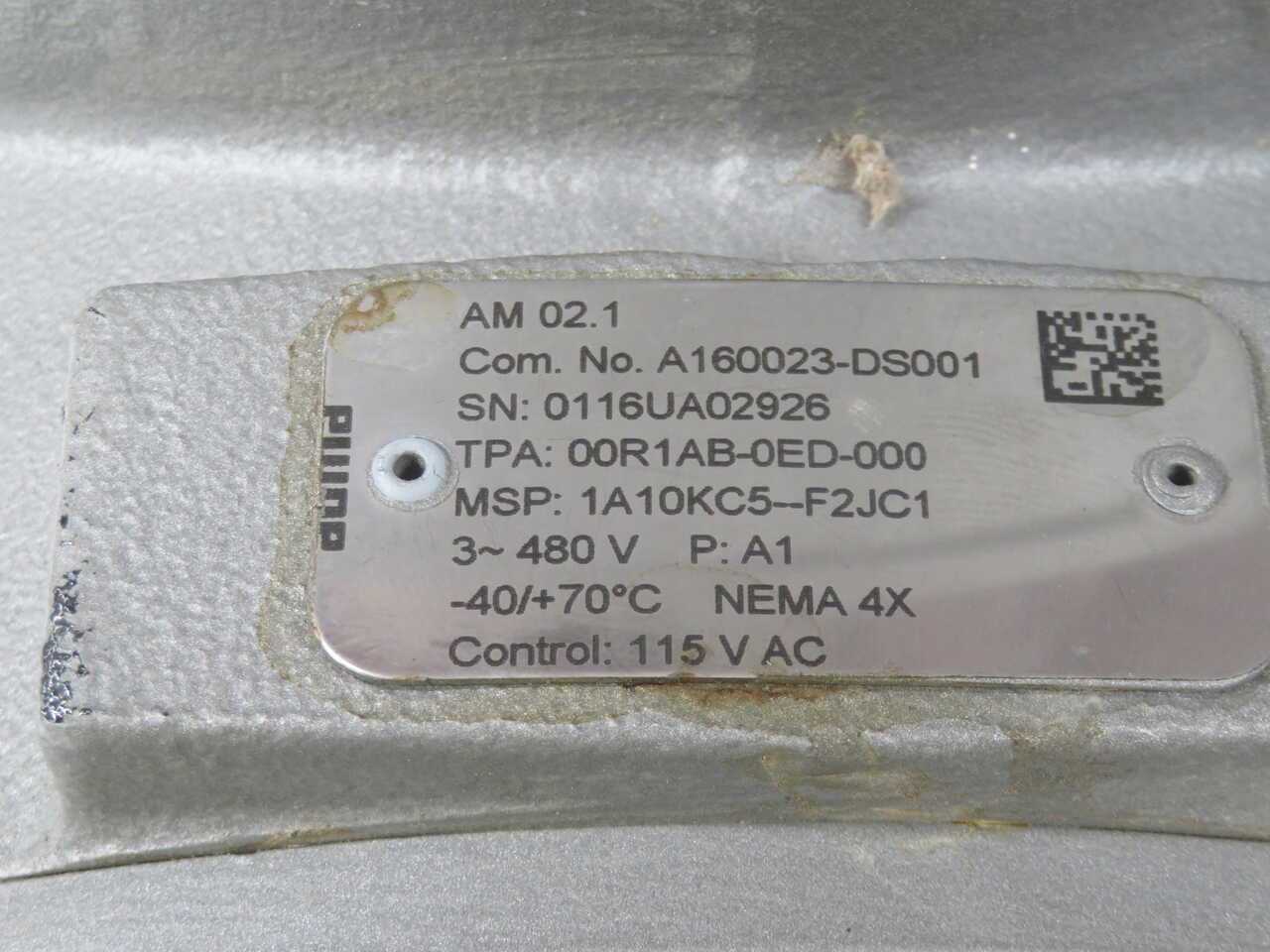 AUMA AM 02.1 INTEGRATED ACTUATOR CONTROL UNIT T270396 - OPERATOR CONTROLS