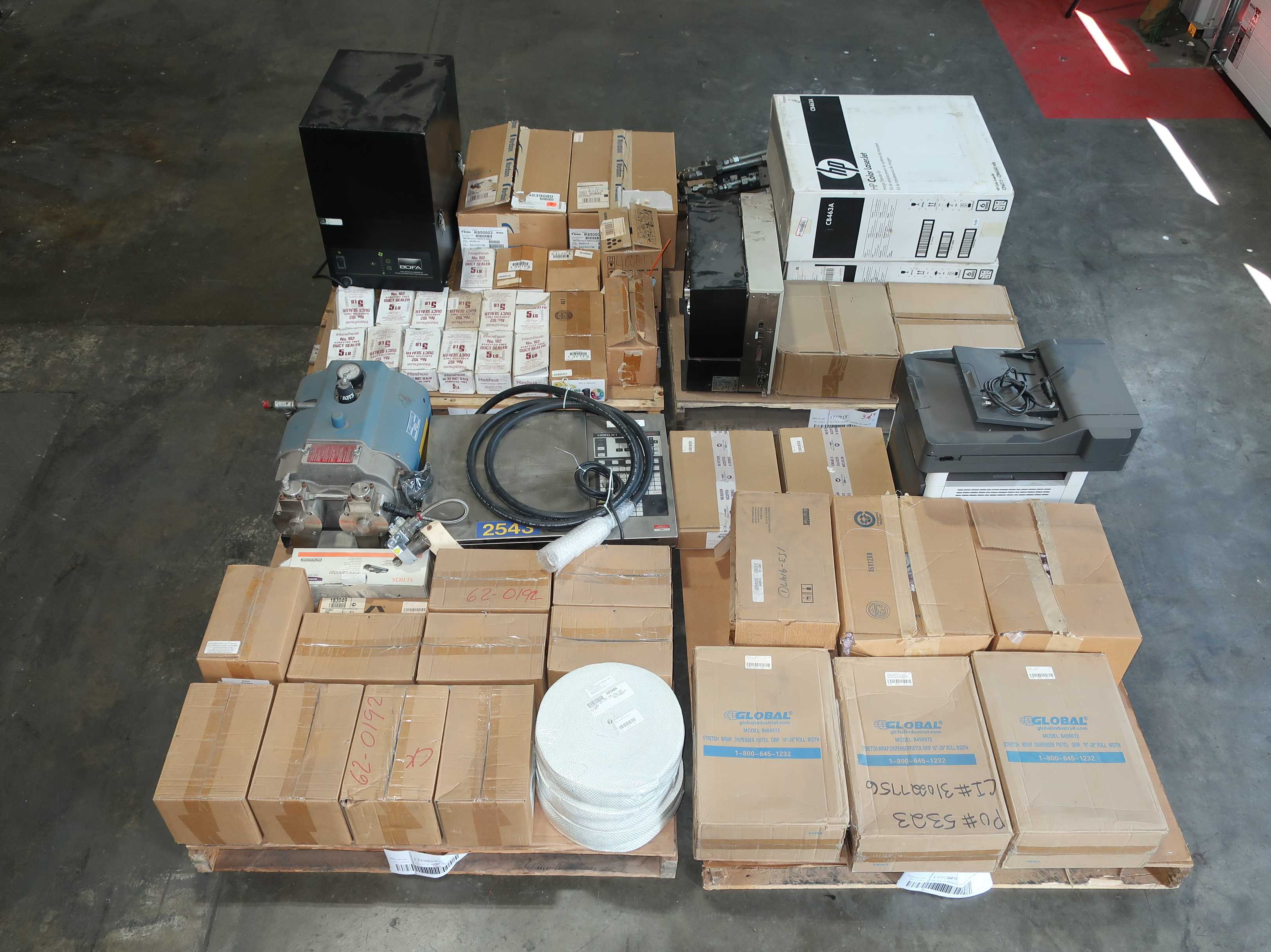 SKU 1777519 - 4 PALLETS OF ASSORTED PACKAGING AND LABELING - PACKAGING