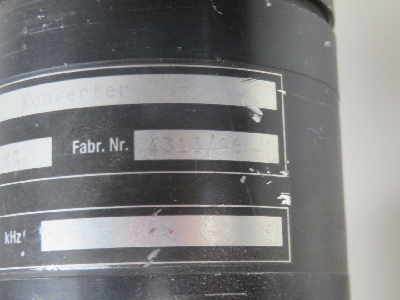 Herrmann 20/4000 K0 High-Power Ultrasonic Converter - WELDING EQUIPMENT