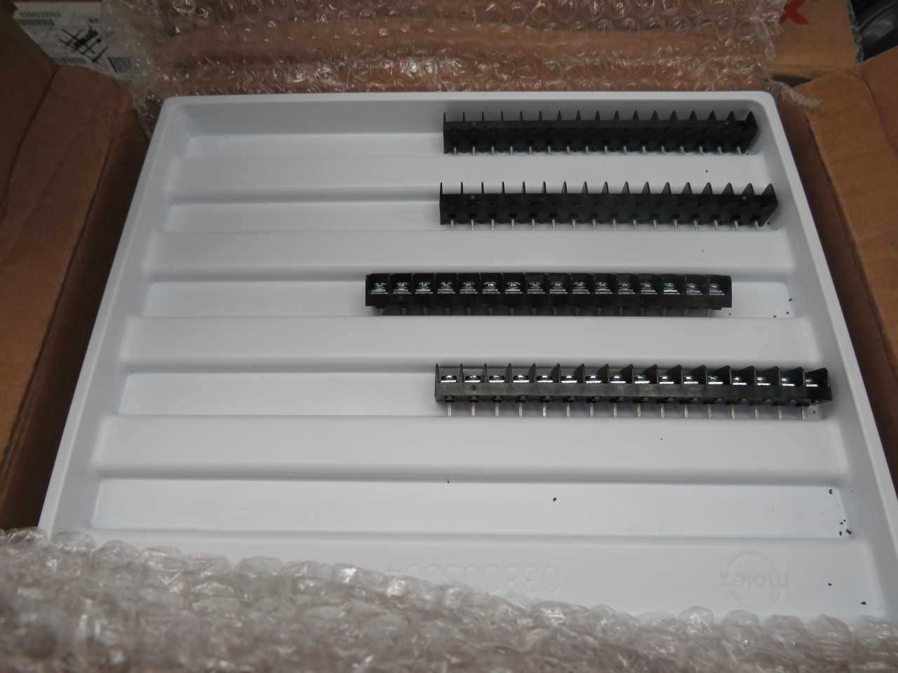 LOT OF 90 MOLEX 0386907816 CONN BARRIER STRP 16CIRC 0.325"
T153079 - TERMINAL BLOCKS