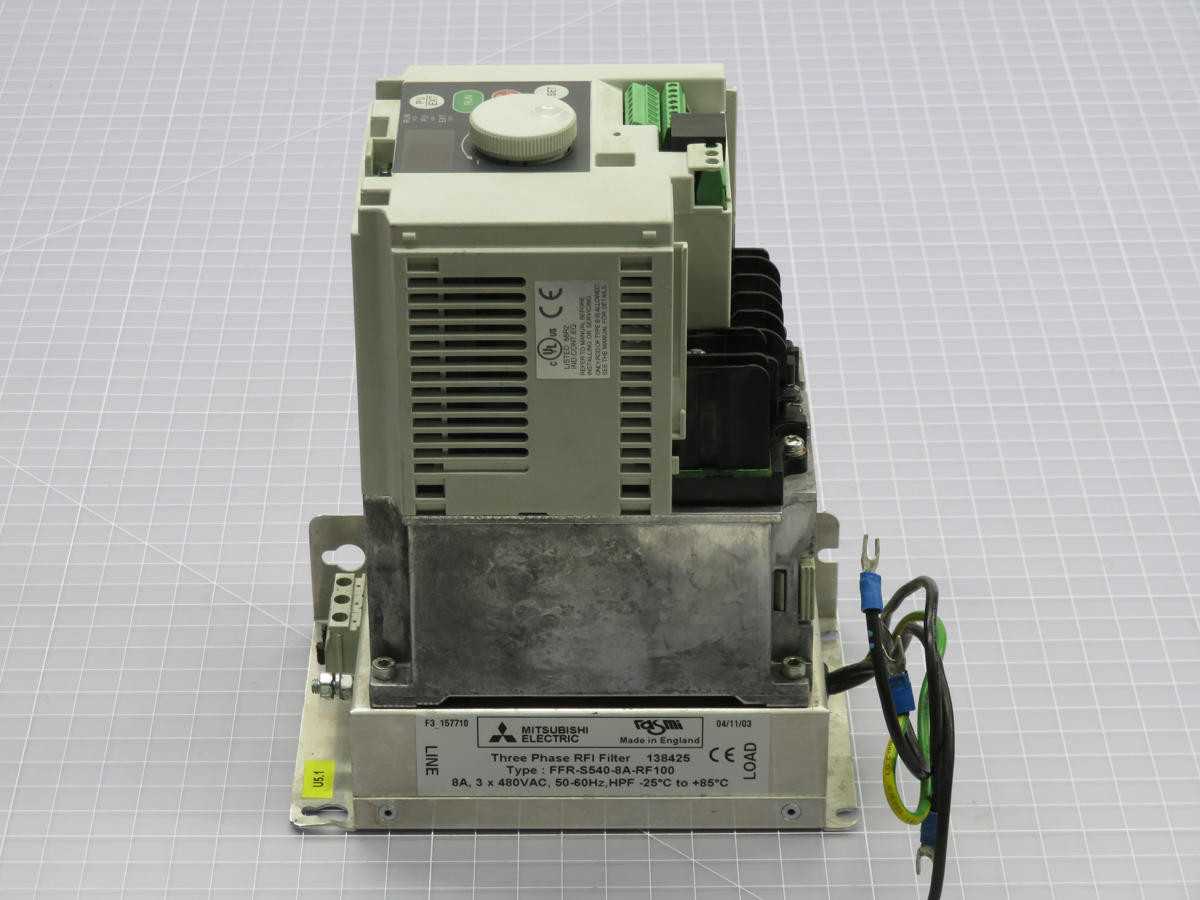 MITSUBISHI FR-S540E-3.7K-EC INVERTER T218084 - AC VFD DRIVES