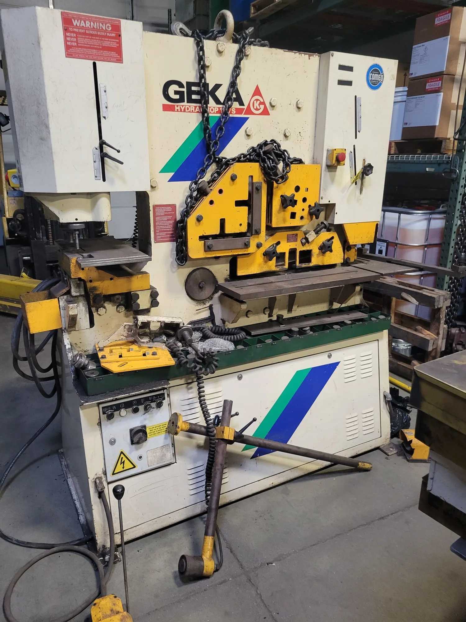 2000 GEKA HYD-110 Ironworker Machine For Sale - IRONWORKERS