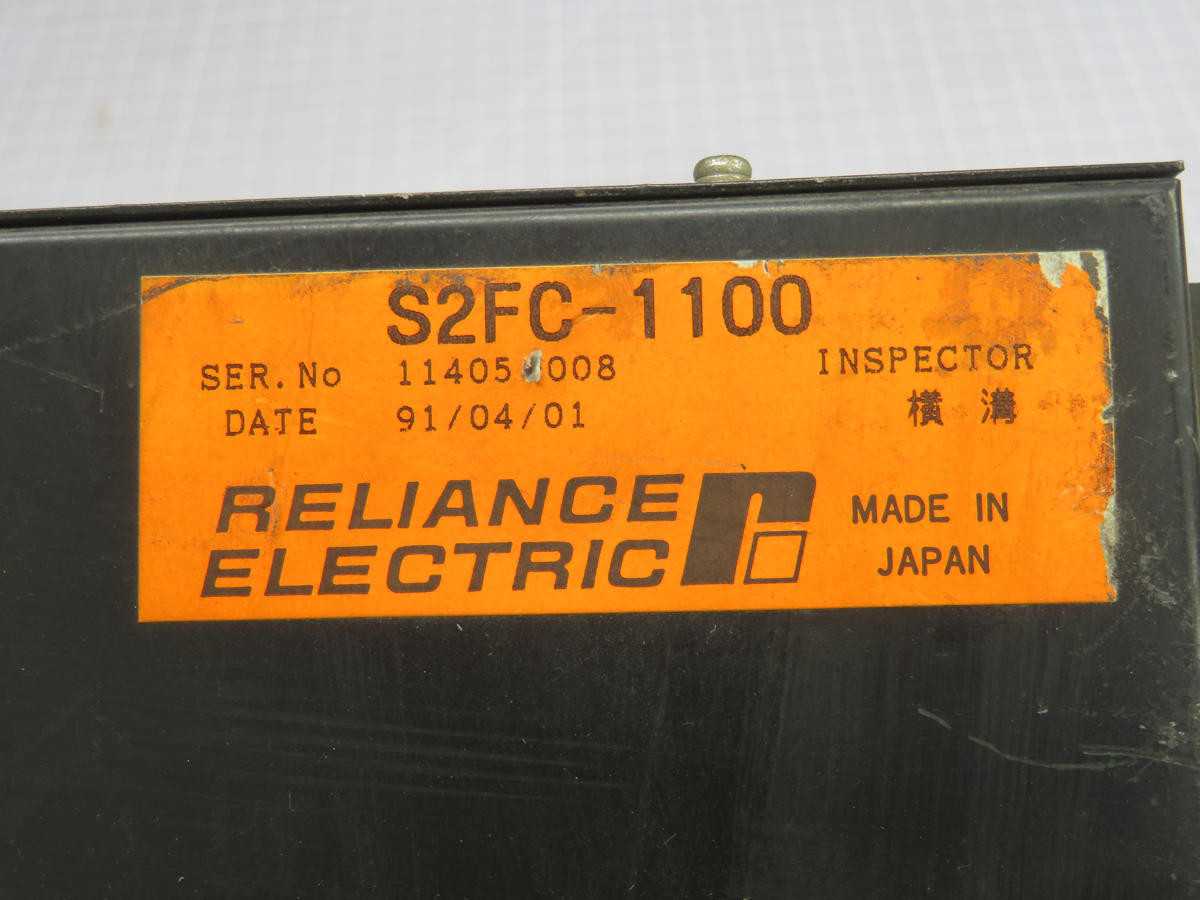 RELIANCE ELECTRIC S2FC-1100 SERVO DRIVE T238319 - SERVO