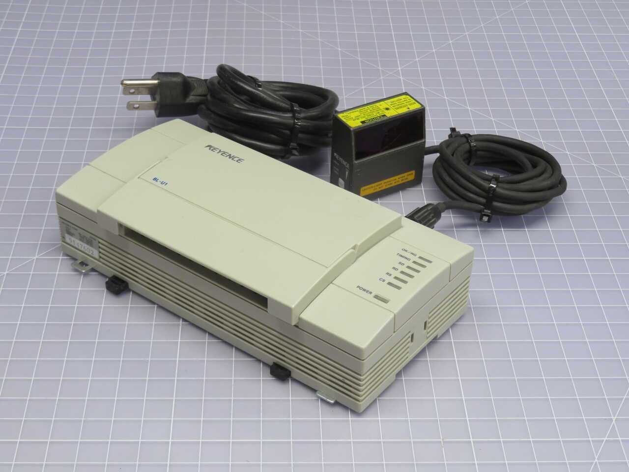 KEYENCE BL-U1 BL-650H POWER SUPPLY W SCANNER - AUTOMATION & CONTROLS