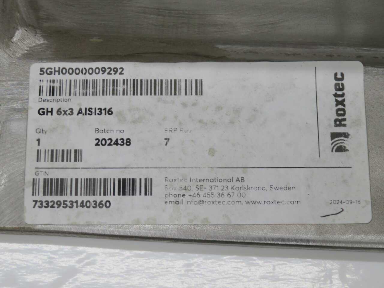 ROXTEC 5GH0000009292 GH FRAME PRODUCTS T272041 - MECHANICAL PARTS