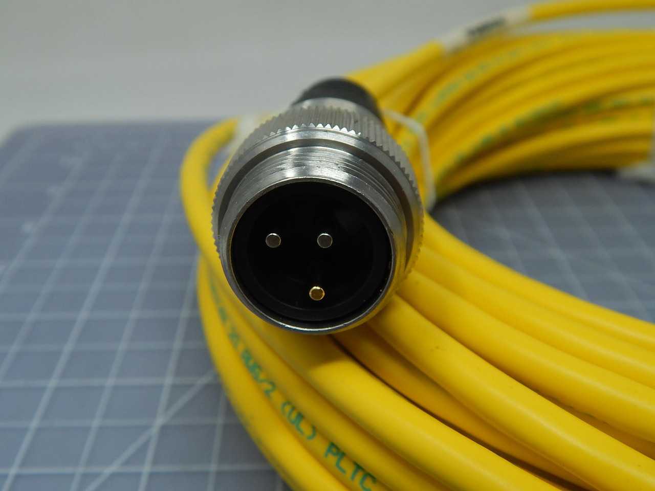 TURCK P-RSV-RKV 35-2148-28M 3 PIN PROCESS CABLE CORDSET T149572 - CORDSET CABLES