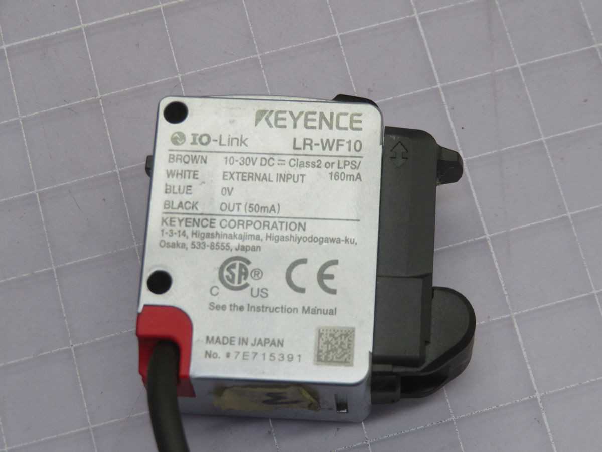 KEYENCE LR-WF10 PHOTOELECTRIC SENSOR T253895 - SENSORS