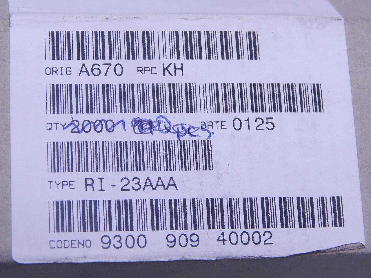 LOT OF 900 COMUS INTERNATIONAL RI-23AAA MAGNETIC REED SWITCHES T112013 - SWITCHES