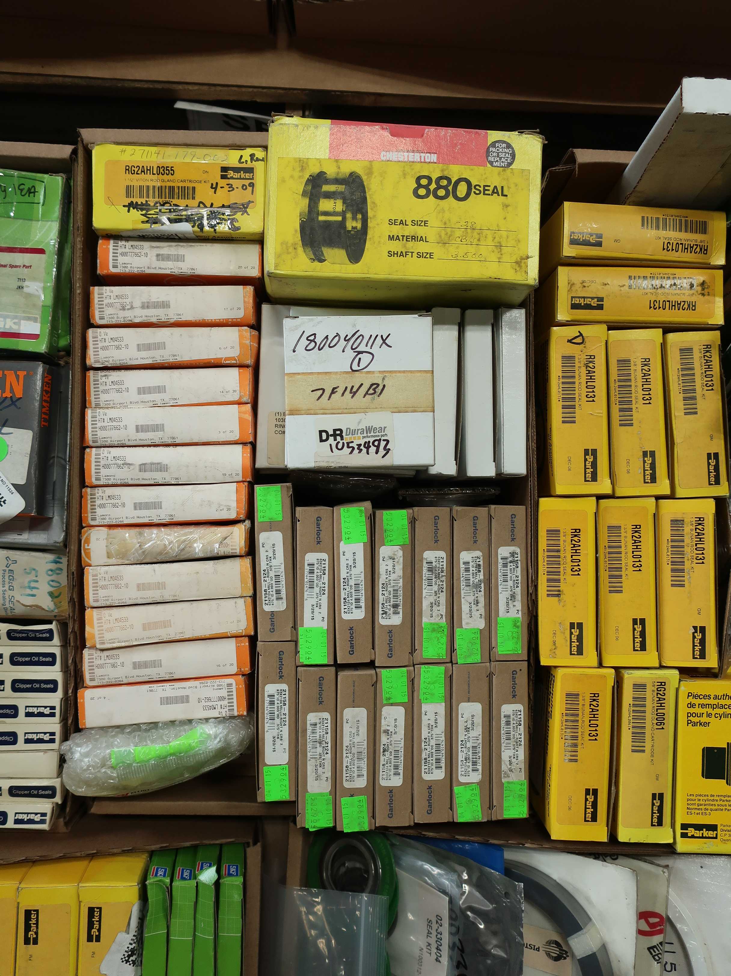 SKU 1772097 - 4 PALLETS OF ASSORTED SEALS - SEALS