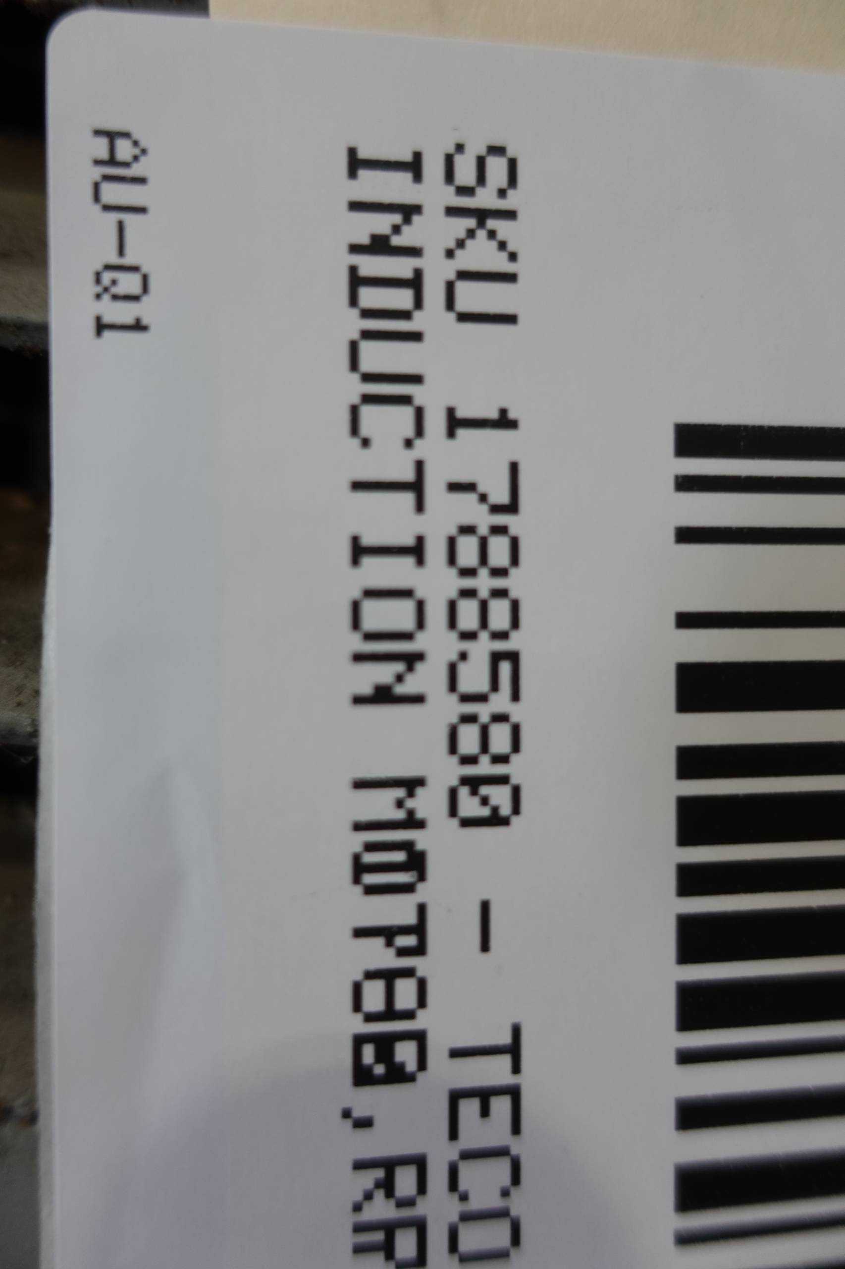 SKU 1788580 - TECO WESTINGHOUSE ANCA-TK001 INDUCTION MOTOR - AC MOTOR