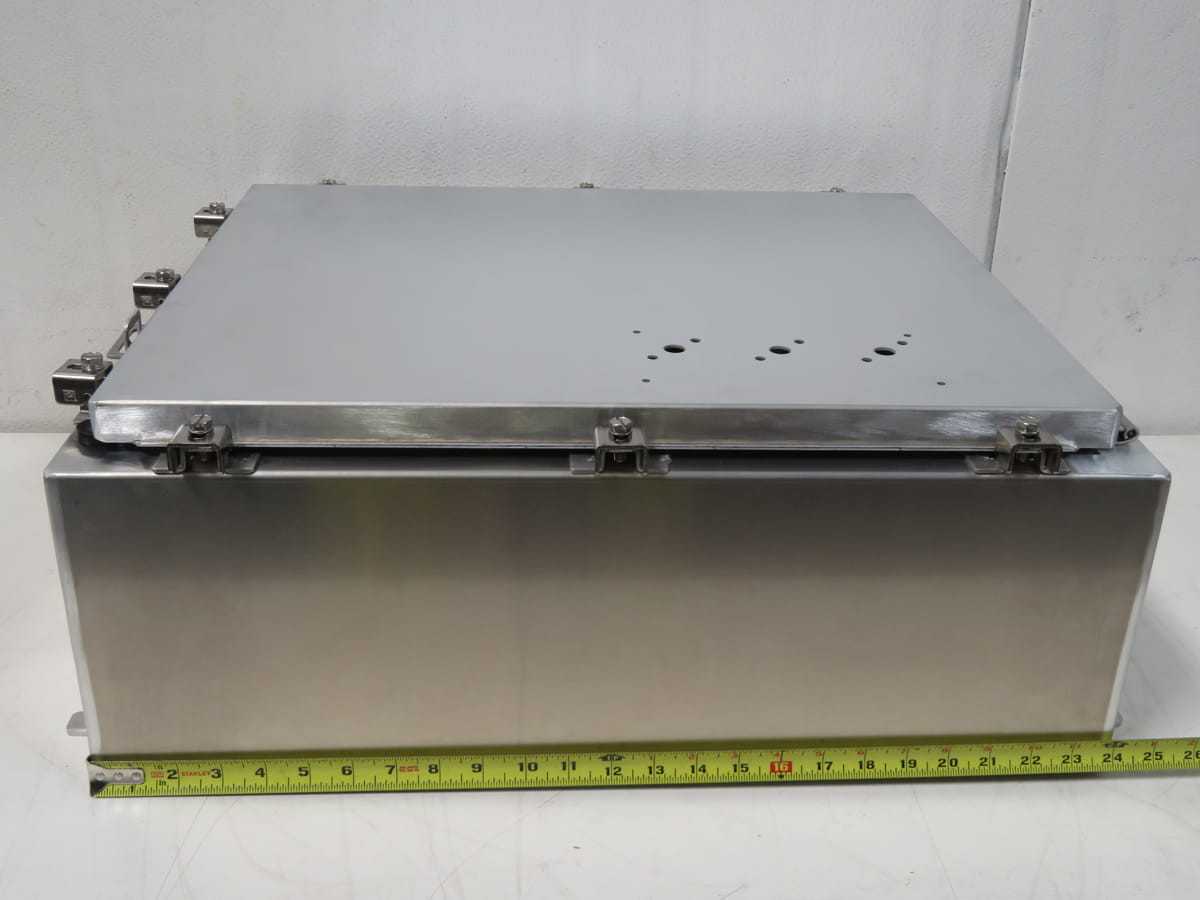 Hoffman 628-3990 A24H2408ALLP/SPL SS Industrial Control Panel Enclosure - ELECTRICAL ENCLOSURES