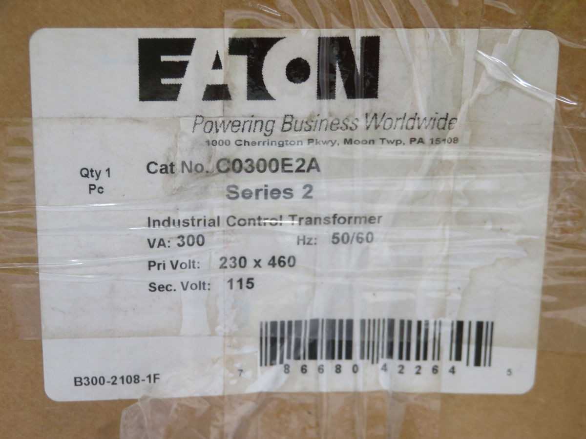 EATON C0300E2A TRANSFORMER T246215 - CONTROL TRANSFORMERS